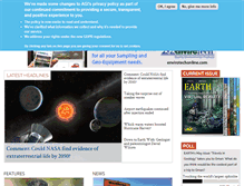 Tablet Screenshot of earthmagazine.org